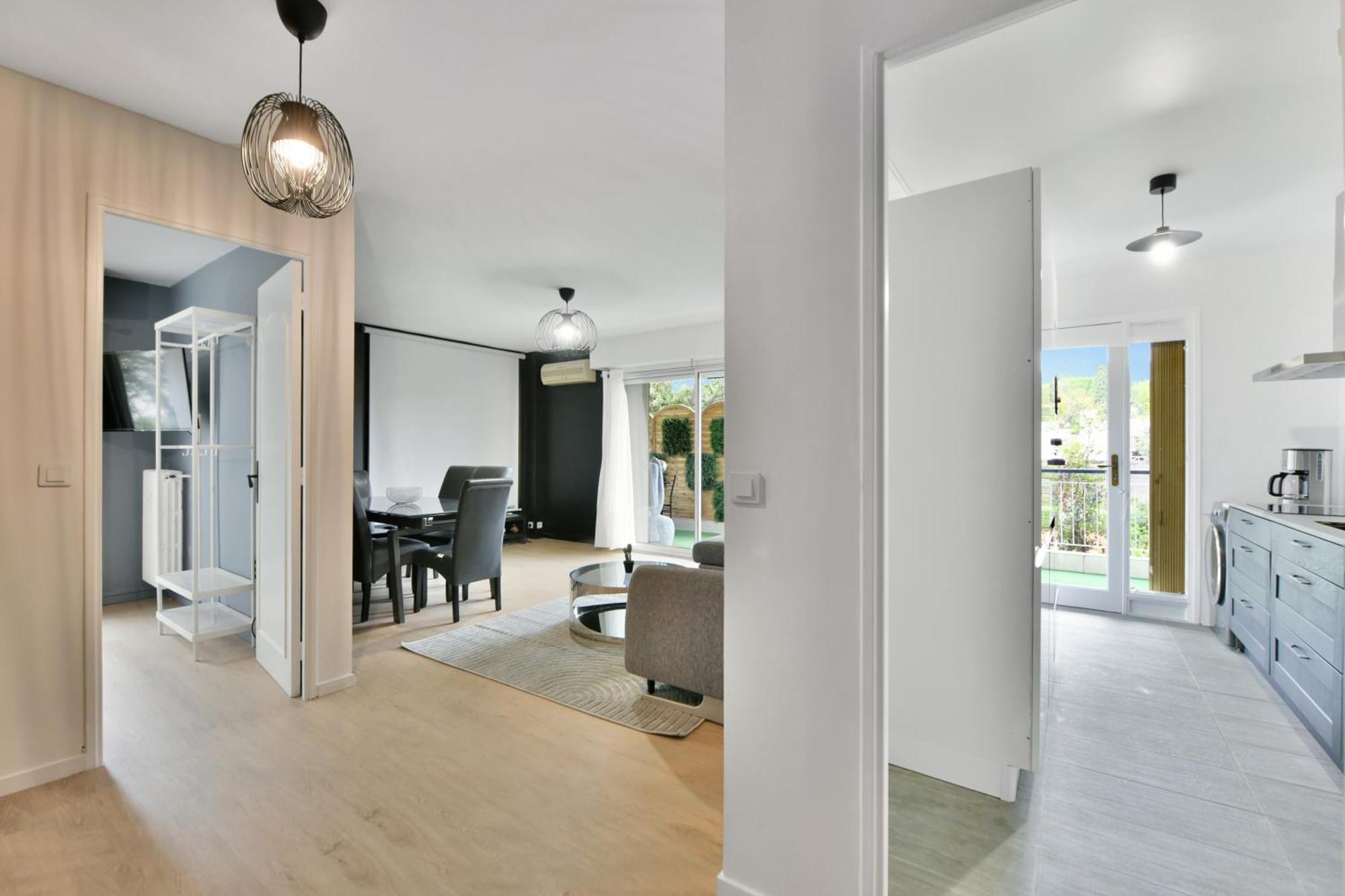 Le Sun Valley - Videoprojecteur Et Terrasse Zen Cannes Exterior foto